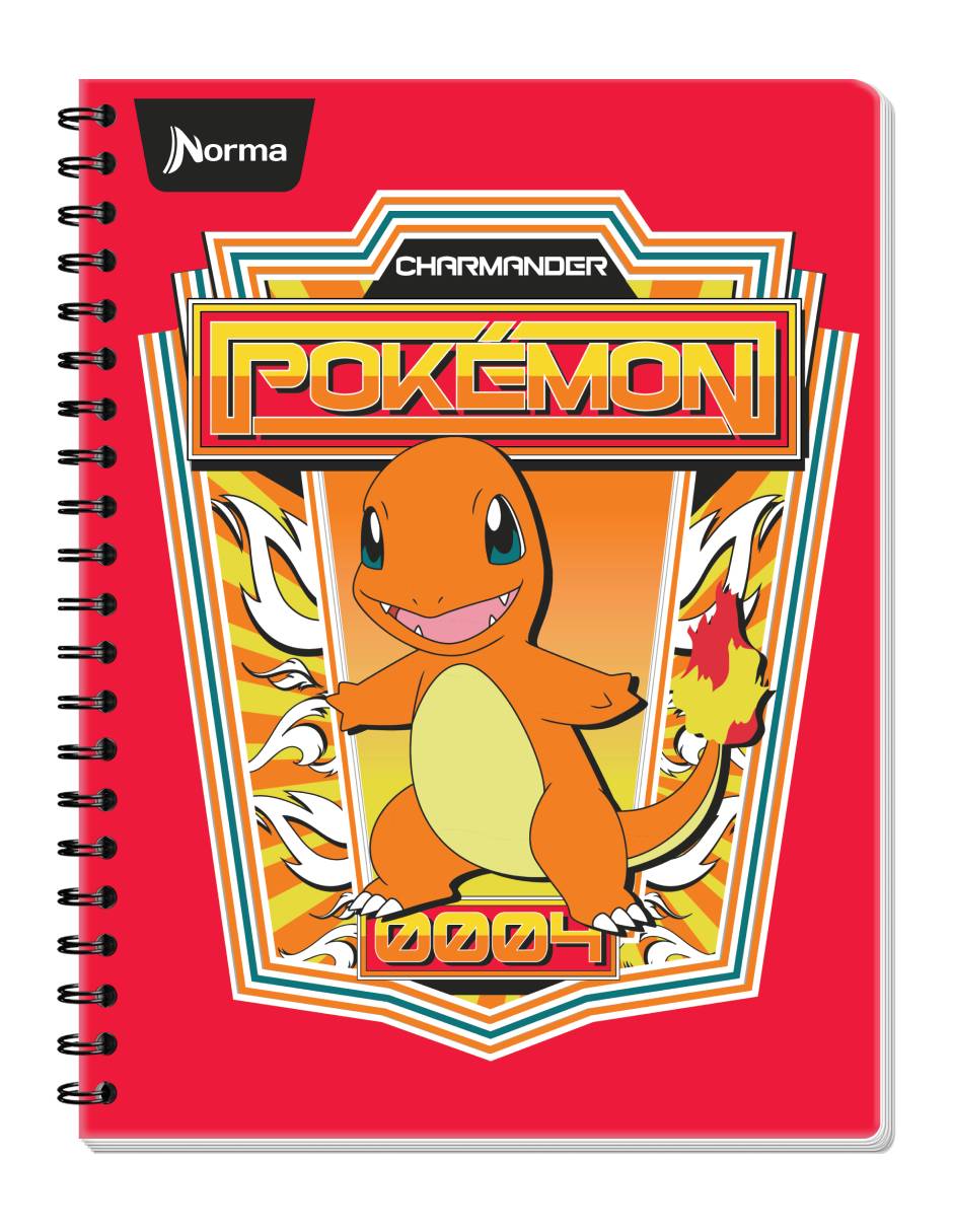 Cuaderno Norma Pokemón cuadro chico